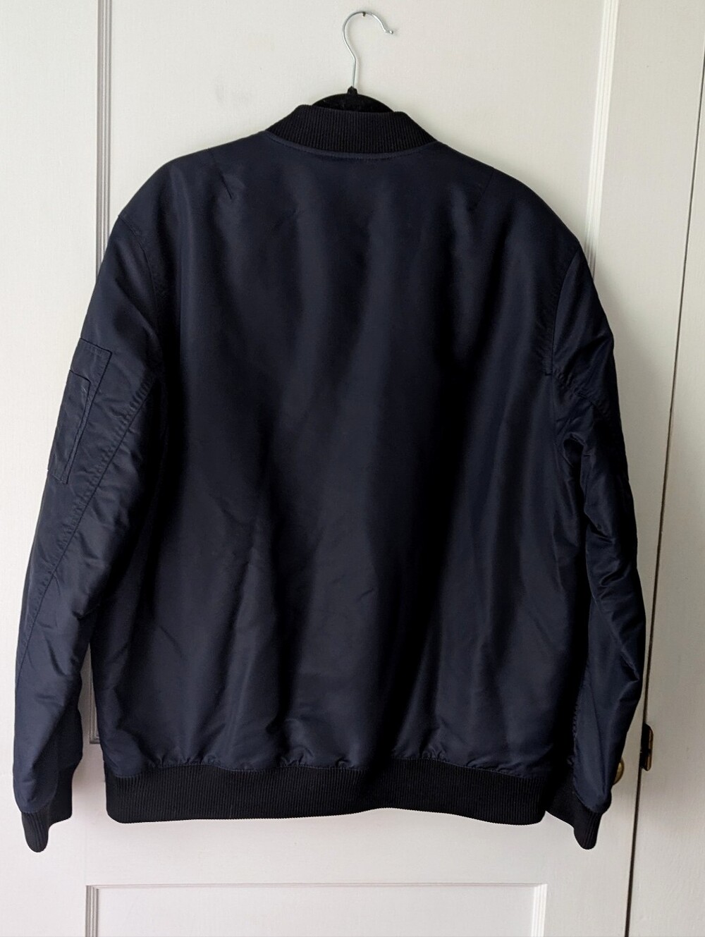 Hugo Boss Men's Baxen Bomber Jacket In Dark Blue Size XL NEW - Picture 5 of 12